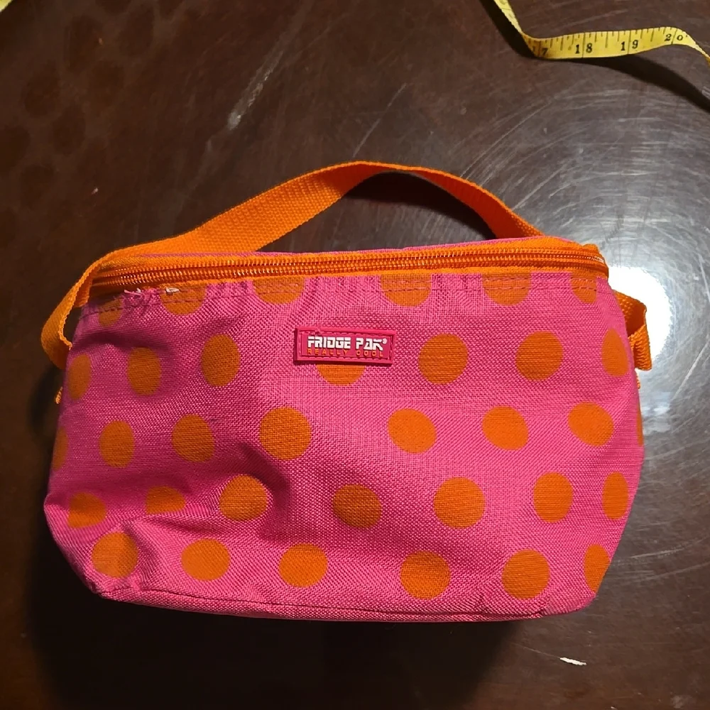 Fridge Pak Insulated Polka Dot Lunch Bag